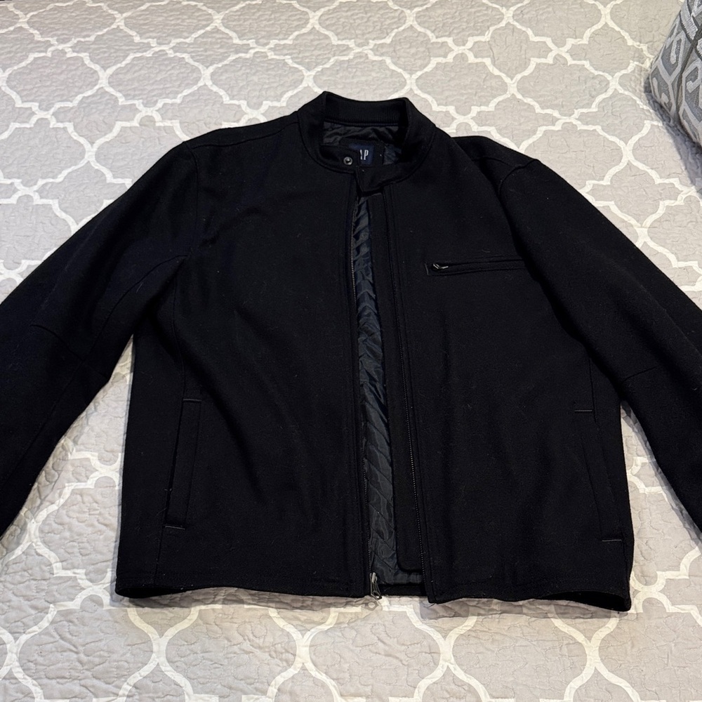 GAP Men's Black Pea Coat